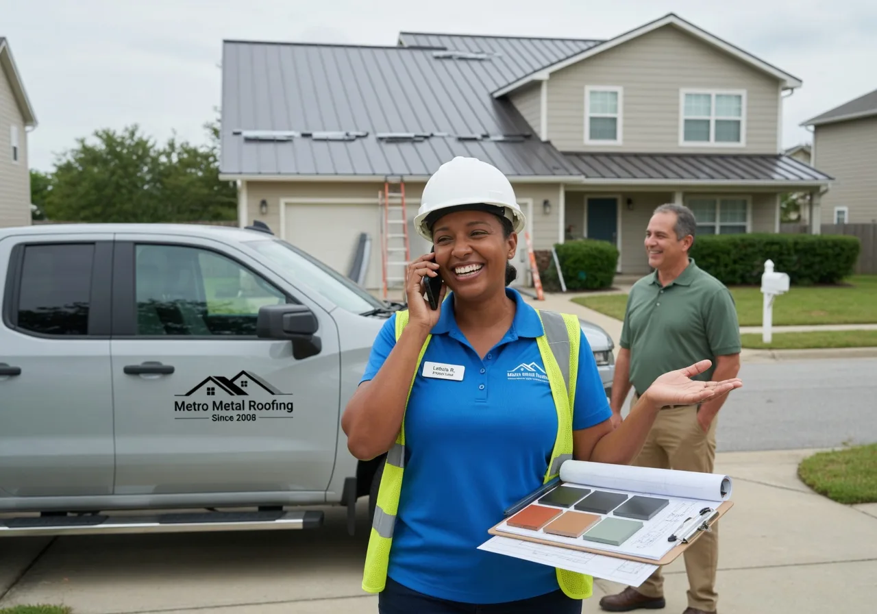 Storm Damage Metal Roof Repair in Lumberville, PA